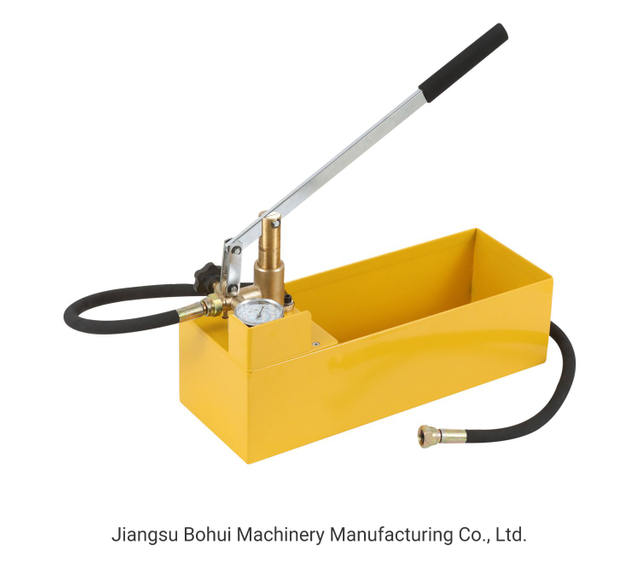 Manual Pressure Test Pump Hand Pump Testing Water Pipe