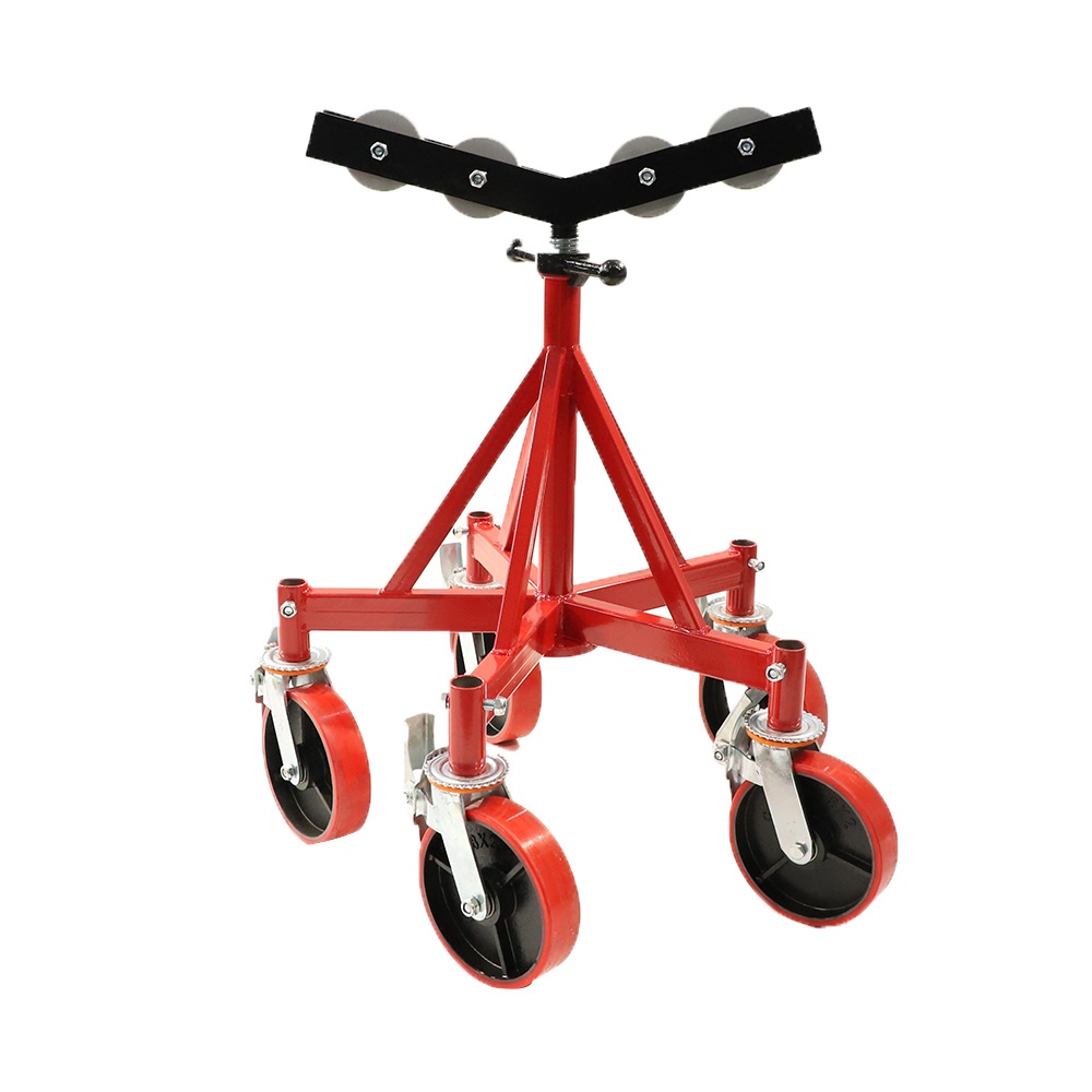 Four-Wheel vs Five-Wheel Pipe Stands: Which Should You Choose?