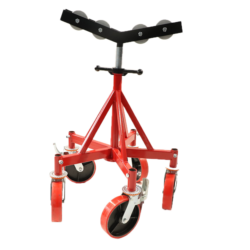 How Five-Wheel Pipe Stands Support Heavy Pipeline Installation
